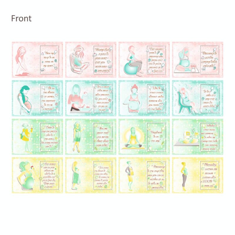 Pregnancy milestone cards 3