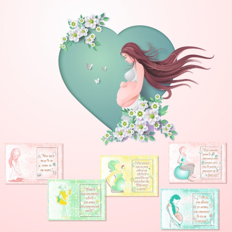 belly bump photoshoot cards