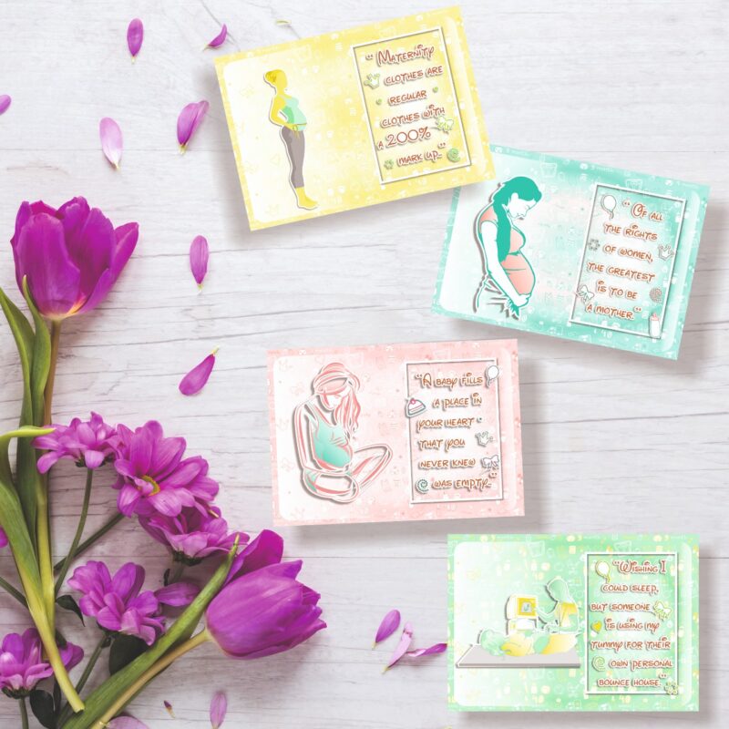 maternity photoshoot milestone props
