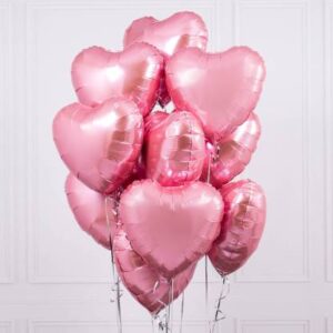 pink heart balloon