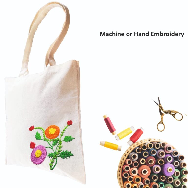 Plain canvas tote bags for daily use