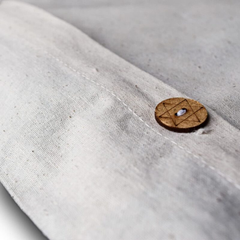 Cotton Saree Cover Bags with Button, packed for travel Cotton Saree Cover Bags with Button, packed for travel