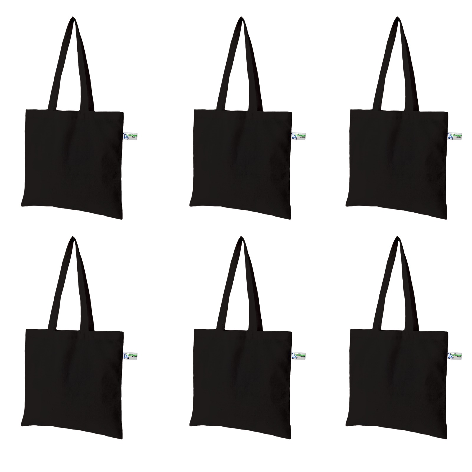 6 Pack Canvas Grocery Shopping Bags with 6 Real India | Ubuy