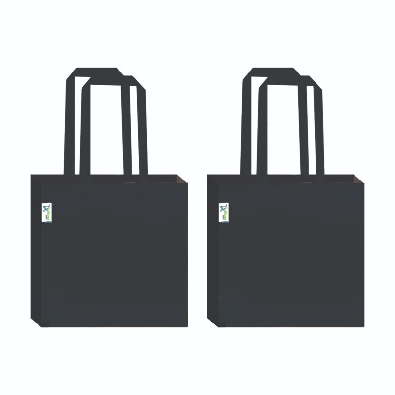 10 oz Plain Canvas Tote Bags, Cross-Stitched, Black – Set of 2, with a hand-painted design 10 oz Plain Canvas Tote Bags, Cross-Stitched, Black – Set of 2, with a hand-painted design
