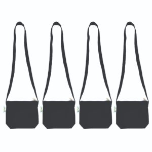 Practical canvas sling bag for students and artists on the go