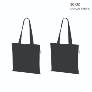 Black 10oz Tote Bag for Artist